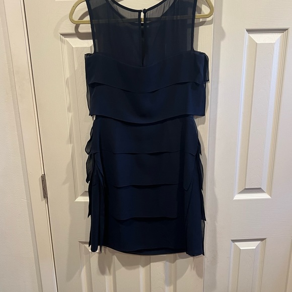 Tootsies brand sheath layered silk dress - Picture 5 of 10